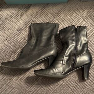 Naturalizer Black Heeled Boots